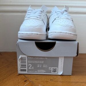 Nike White Force 1 Fontanka Sneakers for baby